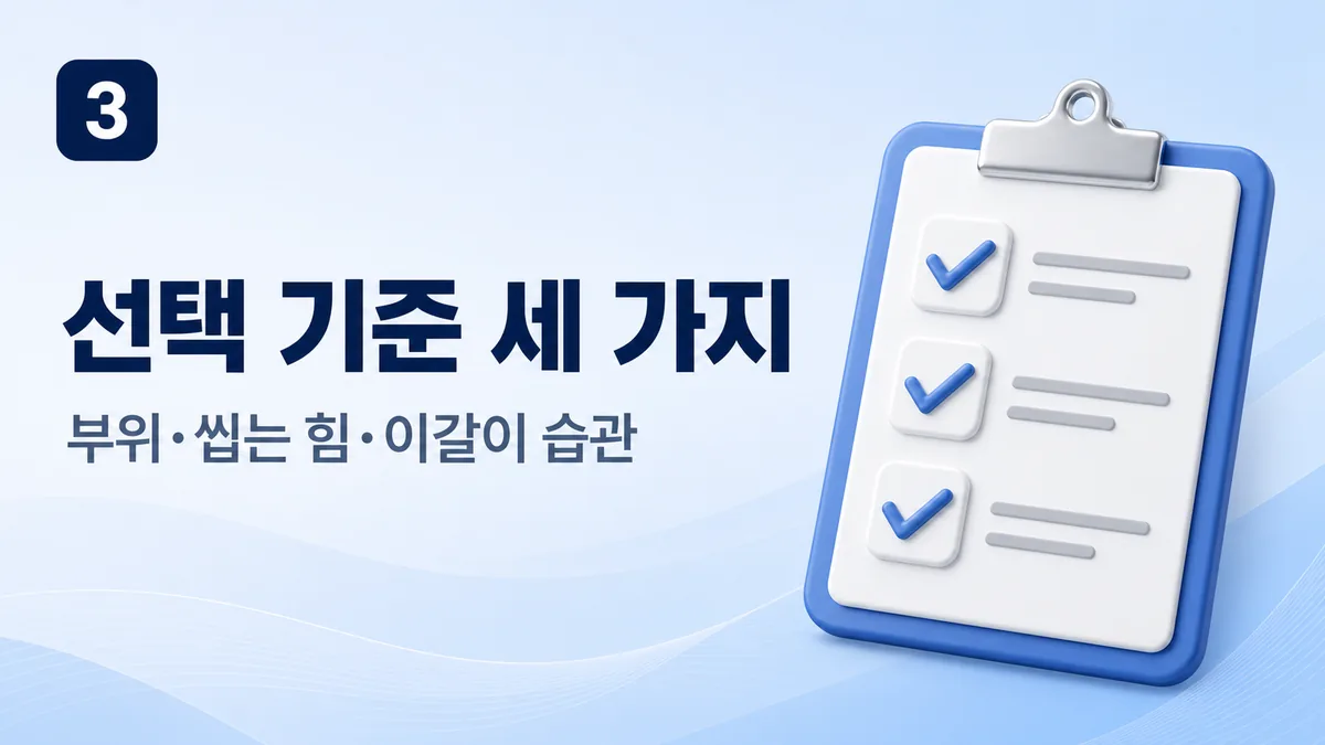 크라운 재료 선택 기준 세 가지 — 부위·씹는 힘·이갈이
