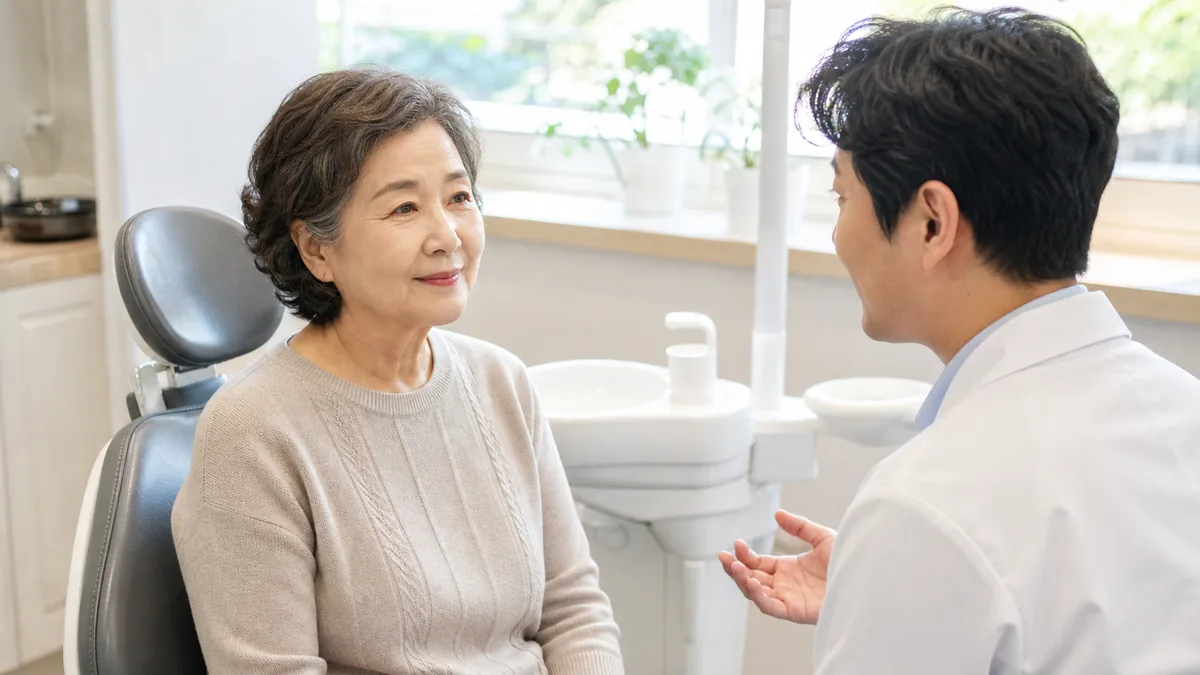 오래된 크라운 정기 점검 — 명일동 서울더자연치과