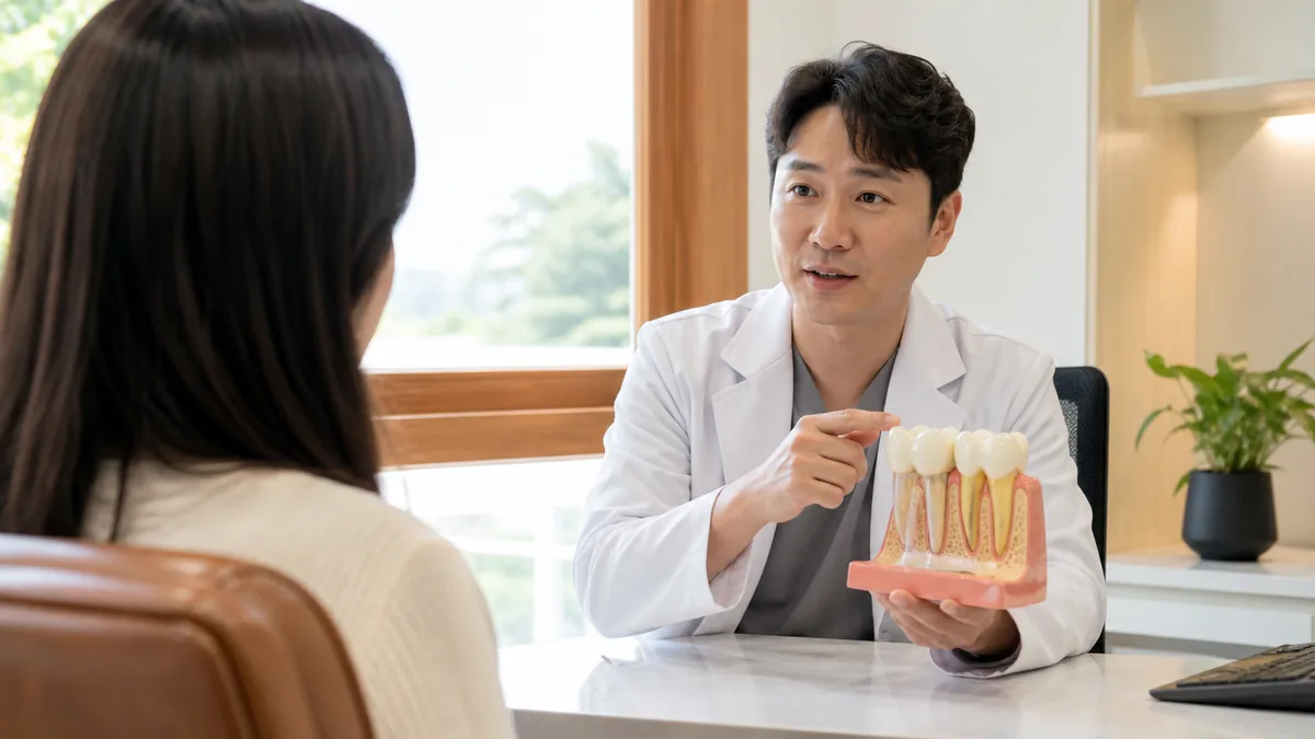 크라운으로 살릴 수 있는 단계인지 함께 판단