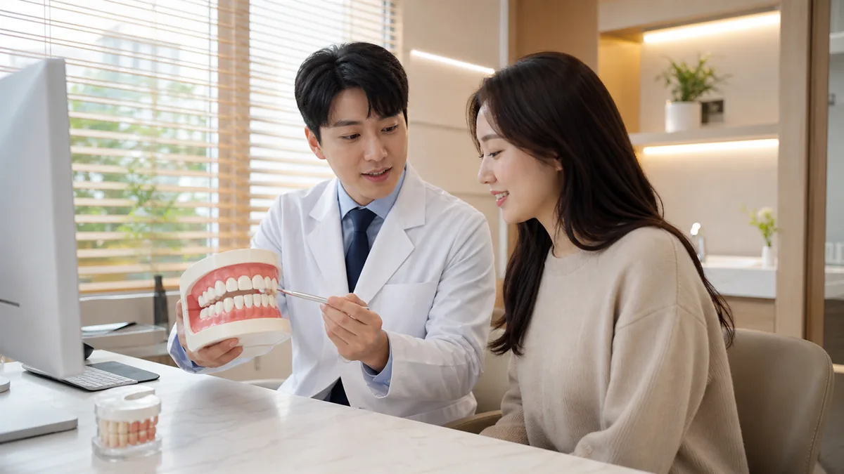 무삭제 적합 조건은 치아 틈과 크기로 판단합니다
