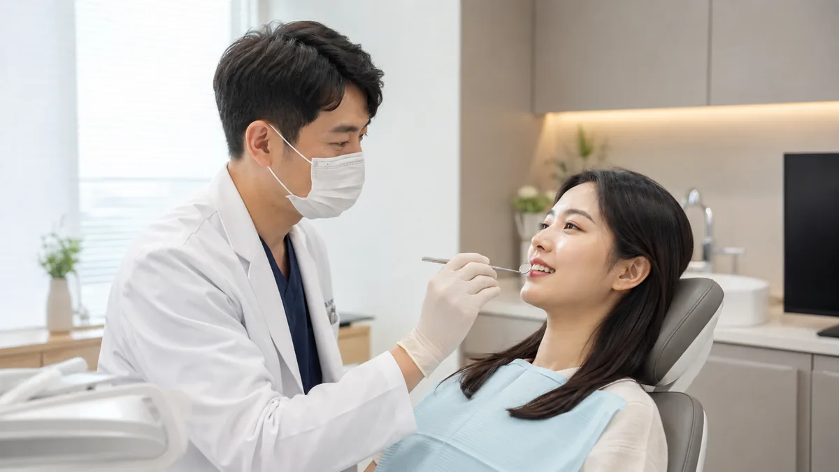 정기검진에서 경계·잇몸·교합을 확인합니다