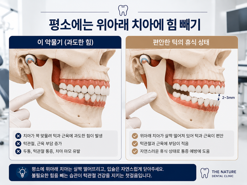 턱관절 환자 주의사항
